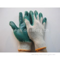 Knitted Green Latex Glove (DKL314)